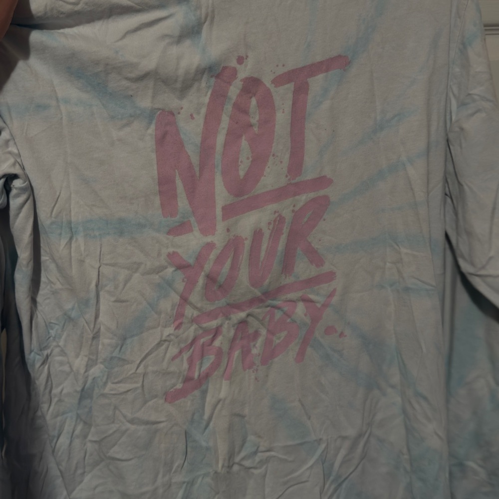 Tie-Dye Graphic Long Sleeve Shirt